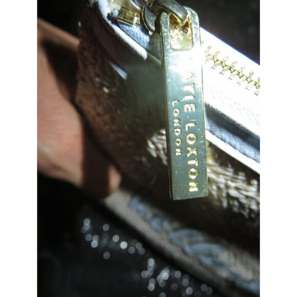 BOGO Katie Loxton Coco Woven Straw Cosmetics Clutch Hello Sunshine Pale Blue - Picture 4 of 7